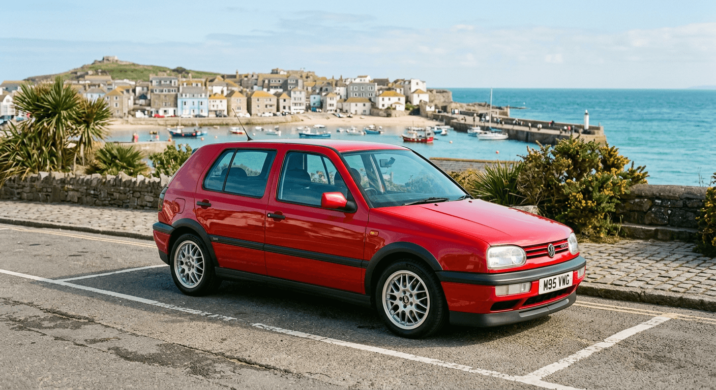VW Golf in Cornwall